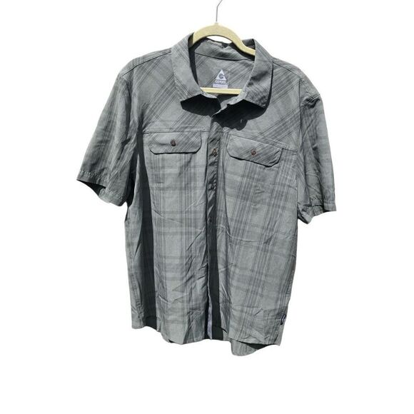 Gerry Men's Short Sleeve Large (L) Plaid Quick Dry - Picture 1 of 5